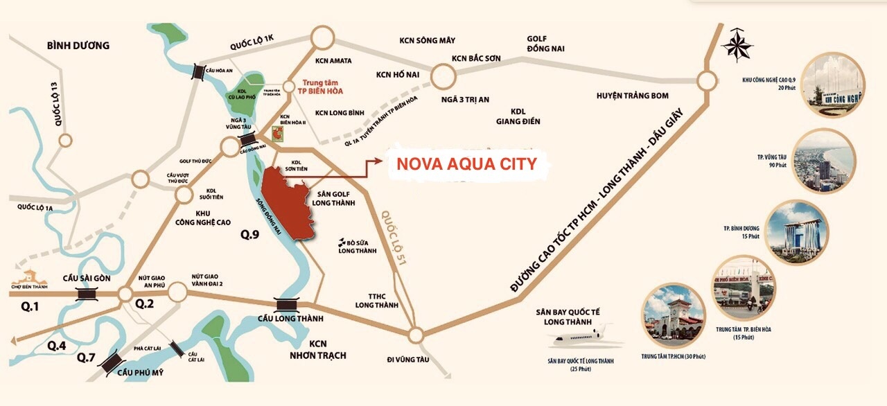 Vị trí đắc địa mà Aqua City mang tới đang tạo sức hút trên thị trường TPHCM